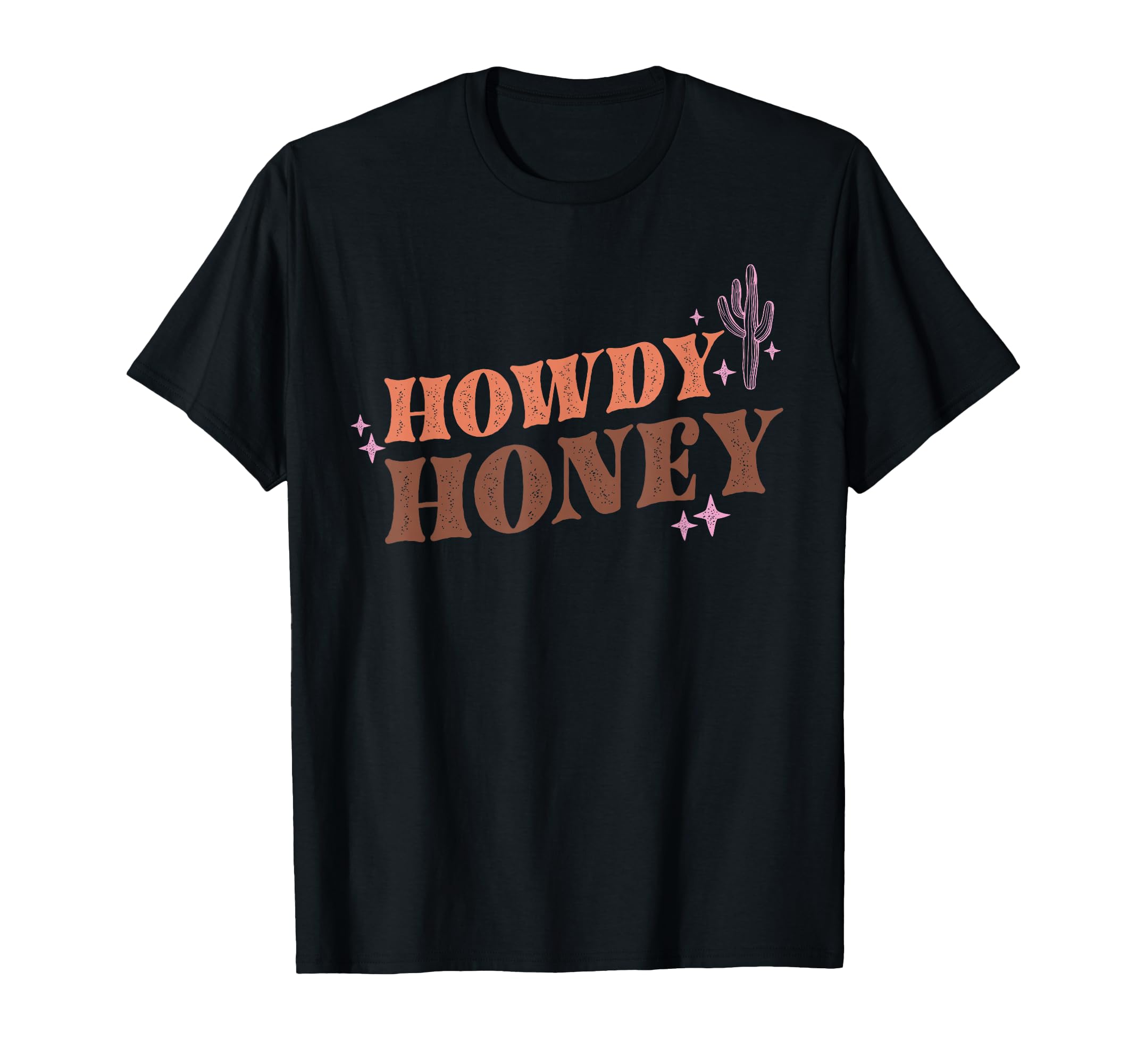 Howdy Honey Western Cactus T-Shirt - Minimalist Print Unisex - T-Shirt, Sweatshirt, Hoodie