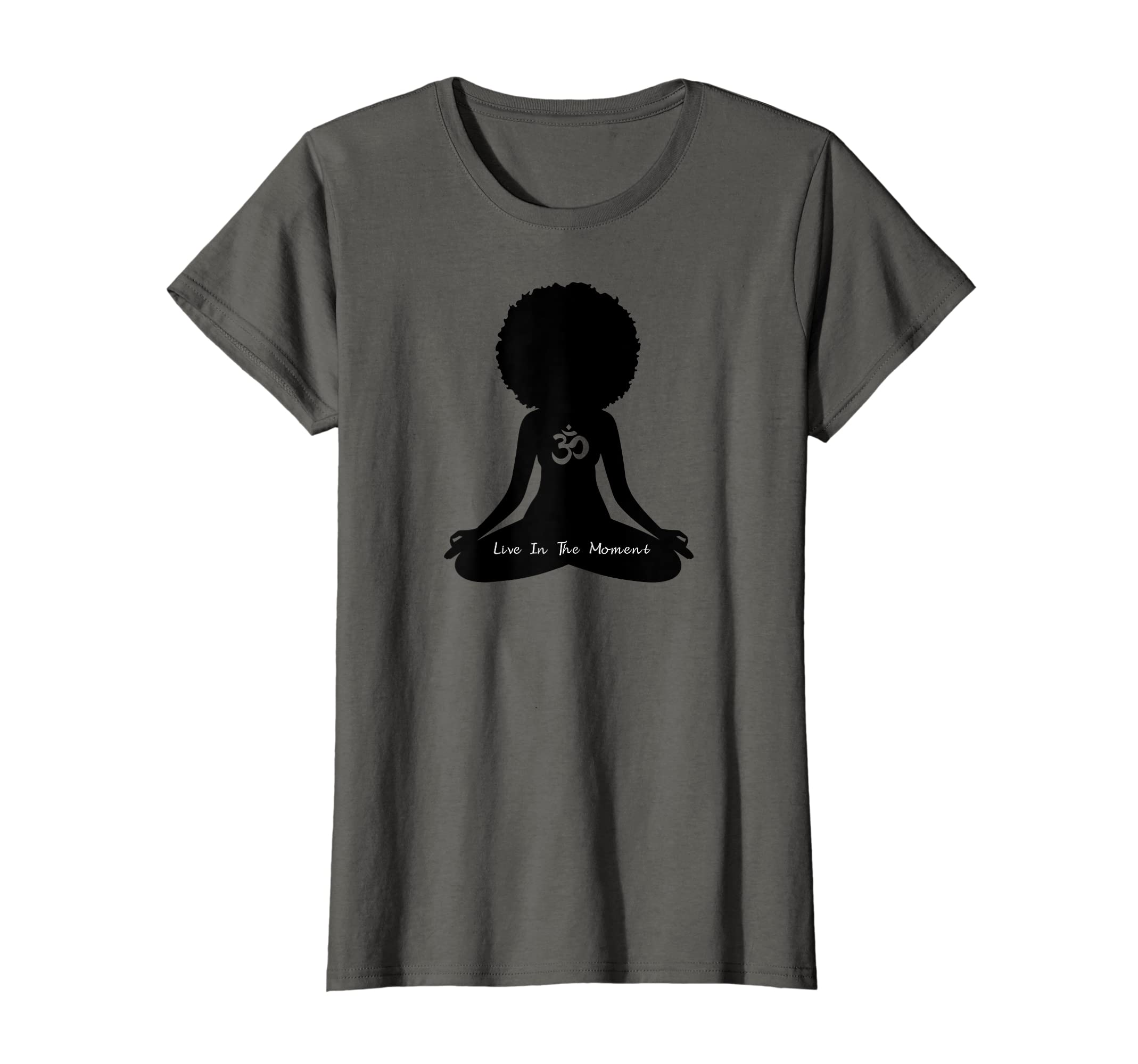 Womens Live Moment Curly Hair Self Care T-Shirt - Graphic Print Unisex - T-Shirt, Sweatshirt, Hoodie