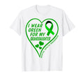 I Wear Green My Granddaughter Mental T-Shirt - Aesthetic Graphic Men Women - T-Shirt, Sweatshirt, Hoodie
