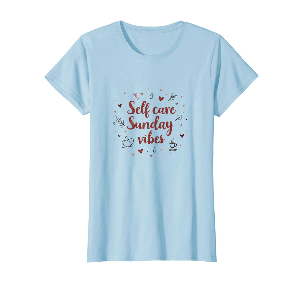Self Care Sunday Vibes Valentine T-Shirt - Aesthetic Graphic Men Women - T-Shirt, Sweatshirt, Hoodie
