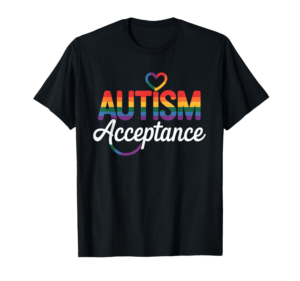 Autism Acceptance Pride Infinity T-Shirt - Fun Novelty Design Men Women - T-Shirt, Sweatshirt, Hoodie