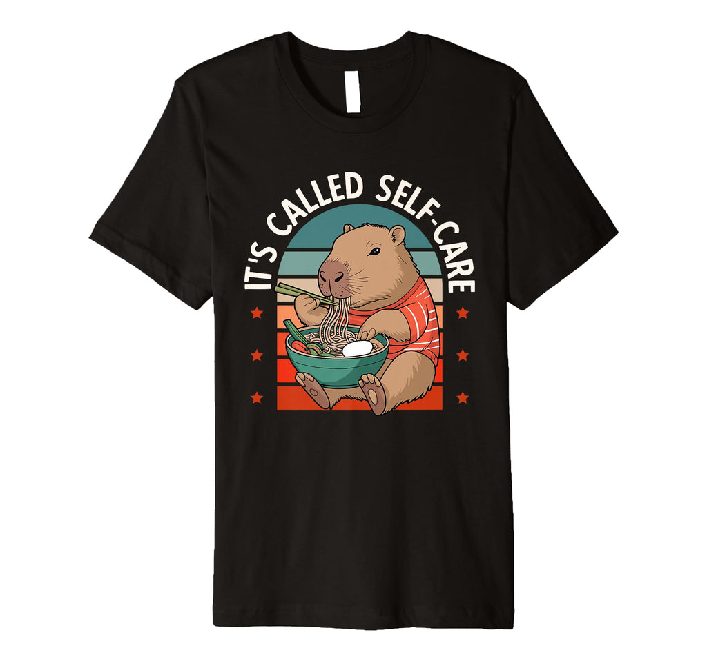 Kawaii Capybara Ramen Noodles Its T-Shirt - Graphic Print for Adults - T-Shirt, Sweatshirt, Hoodie