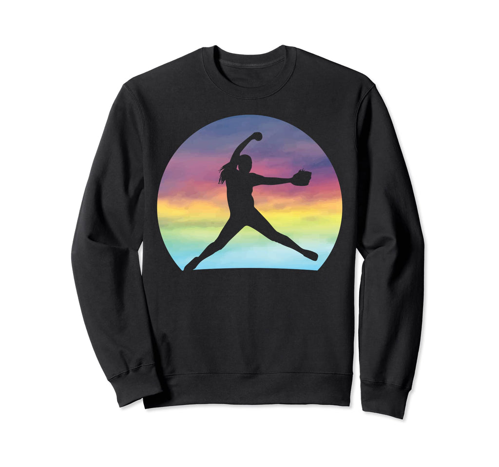 Womens Softball Pitcher Sweatshirt - Minimalist Print for Adults - T-Shirt, Sweatshirt, Hoodie