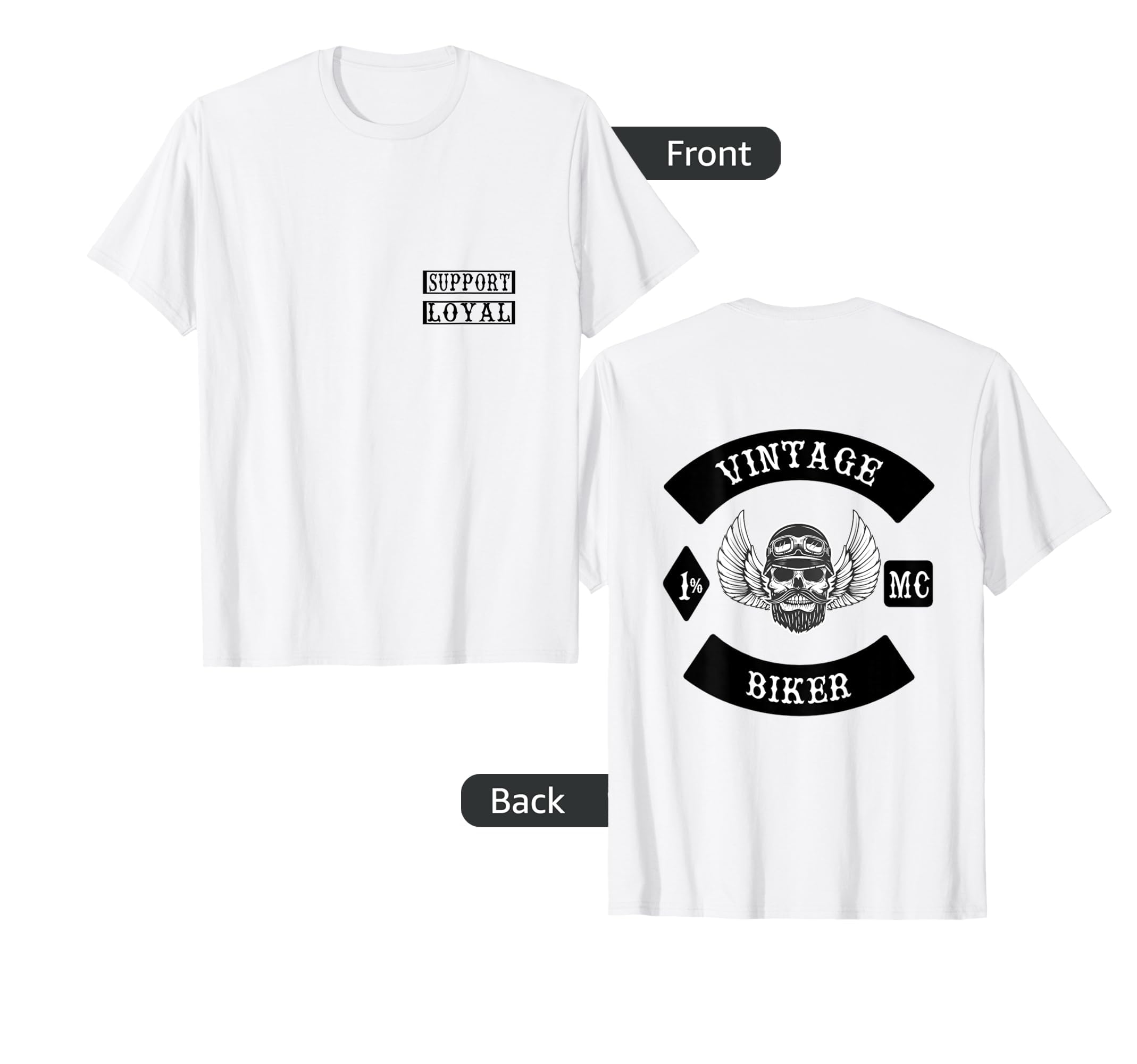 Biker Mc Patch Motorcycle Club Support T-Shirt - Aesthetic Graphic Unisex - T-Shirt, Sweatshirt, Hoodie