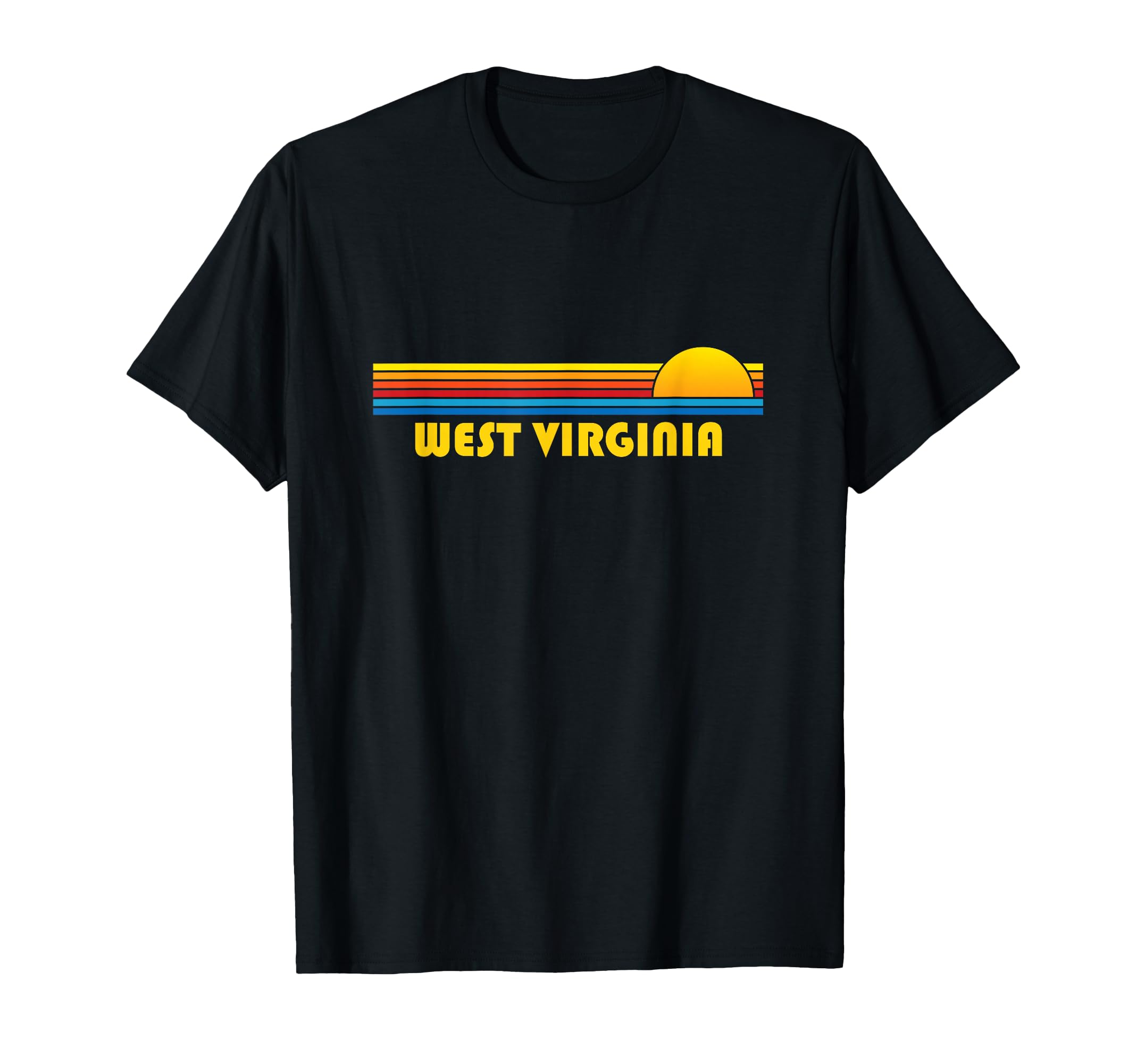 West Virginia Souvenir Sunset State T-Shirt - Graphic Print for Adults - T-Shirt, Sweatshirt, Hoodie