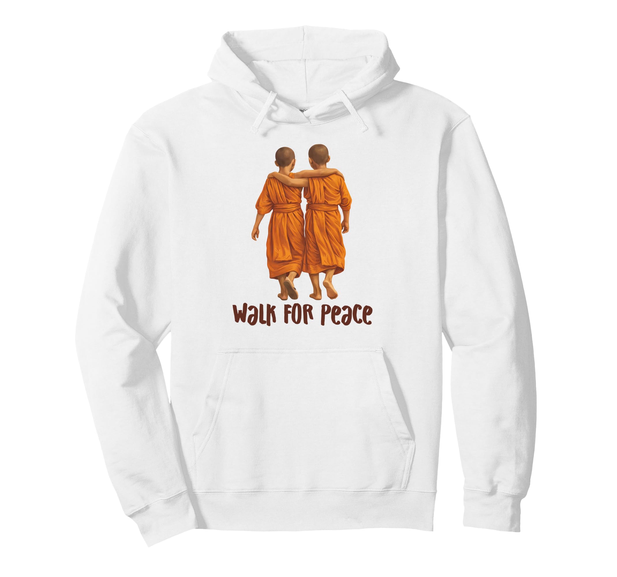 Buddhist Buddhism Monk Spiritual Hoodie - Casual Everyday Wear Unisex - T-Shirt, Sweatshirt, Hoodie