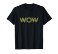 Funny Expression Wow Striped T-Shirt - Custom Art Print Men Women - T-Shirt, Sweatshirt, Hoodie