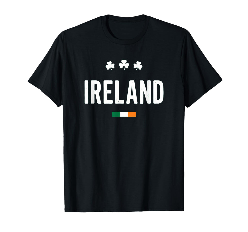Ireland Flag Typography Souvenir T-Shirt - Unique Graphic Men Women - T-Shirt, Sweatshirt, Hoodie