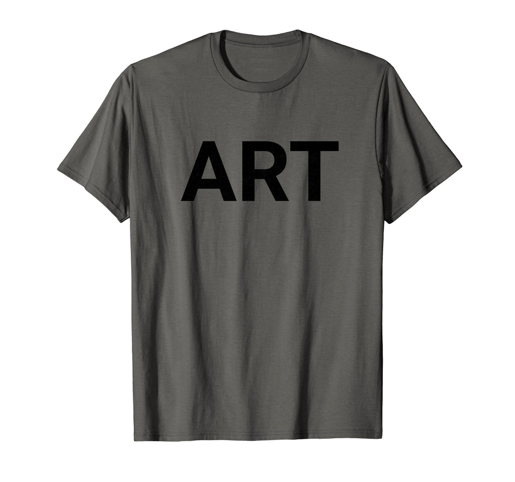 Art Typography Bold Black Letters T-Shirt - Minimalist Print Men Women - T-Shirt, Sweatshirt, Hoodie