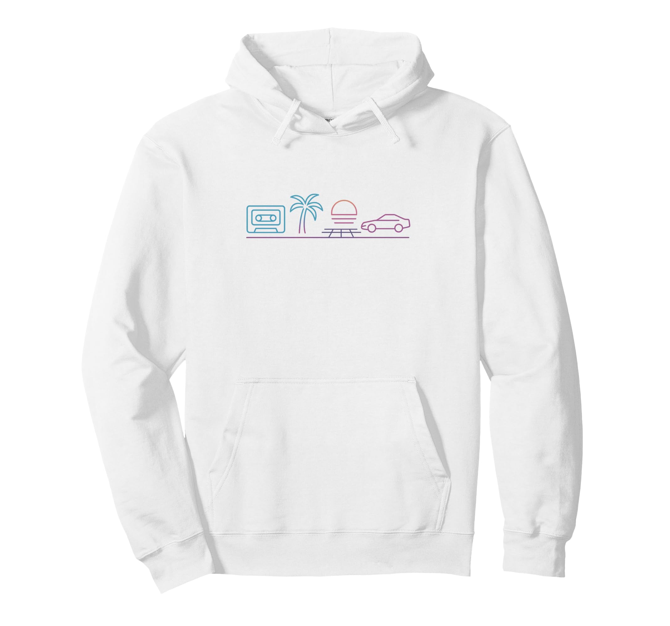 80S Synthwave Hoodie - Novelty Apparel Men Women - T-Shirt, Sweatshirt, Hoodie