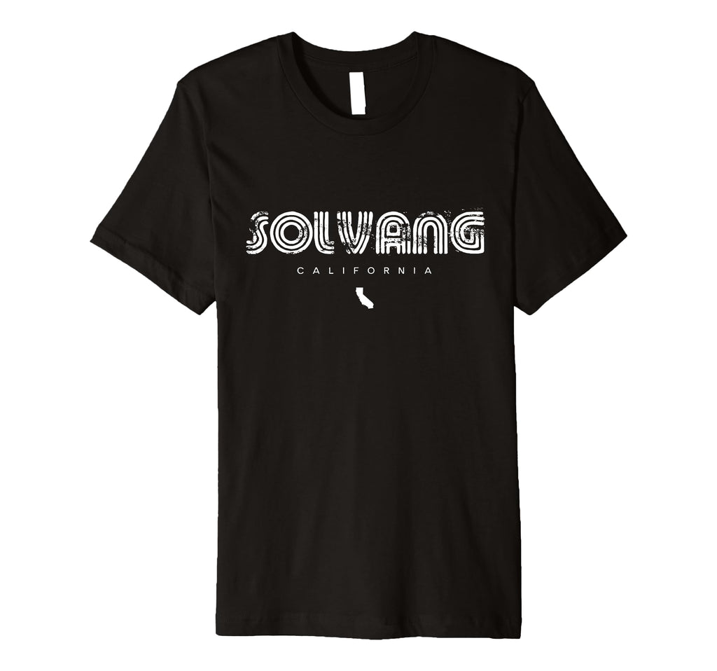 Solvang California Ca 70S 80S Type T-Shirt - Unique Graphic for Adults - T-Shirt, Sweatshirt, Hoodie