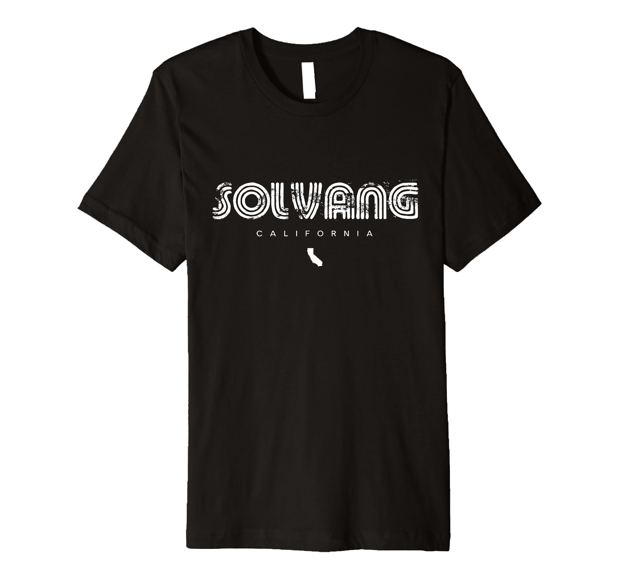 Solvang California Ca 70S 80S Type T-Shirt - Unique Graphic for Adults - T-Shirt, Sweatshirt, Hoodie