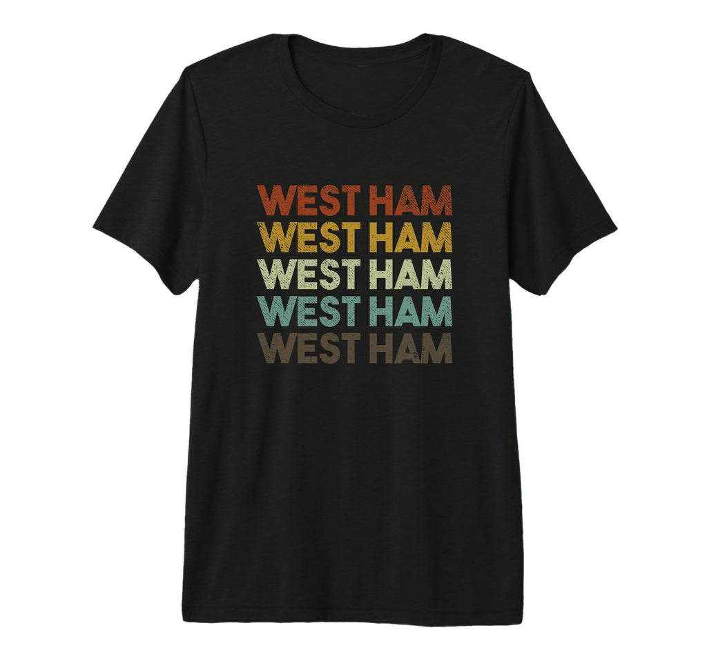 West Ham London Tri Blend T-Shirt - Aesthetic Graphic for Adults - T-Shirt, Sweatshirt, Hoodie
