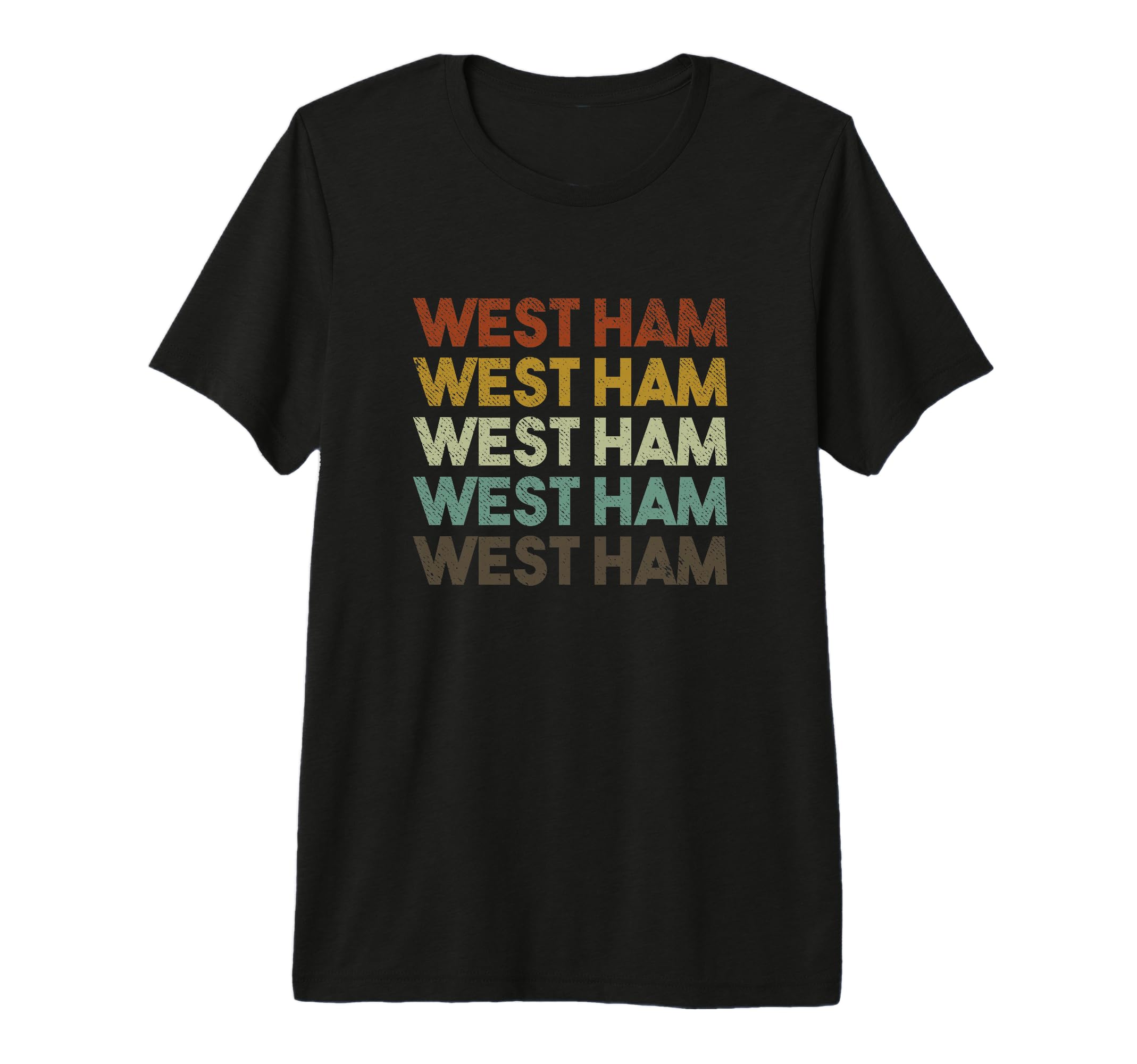 West Ham London Tri Blend T-Shirt - Aesthetic Graphic for Adults - T-Shirt, Sweatshirt, Hoodie