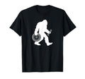 Bigfoot Car Mechanic Sasquatch Tire T-Shirt - Minimalist Print Men Women - T-Shirt, Sweatshirt, Hoodie