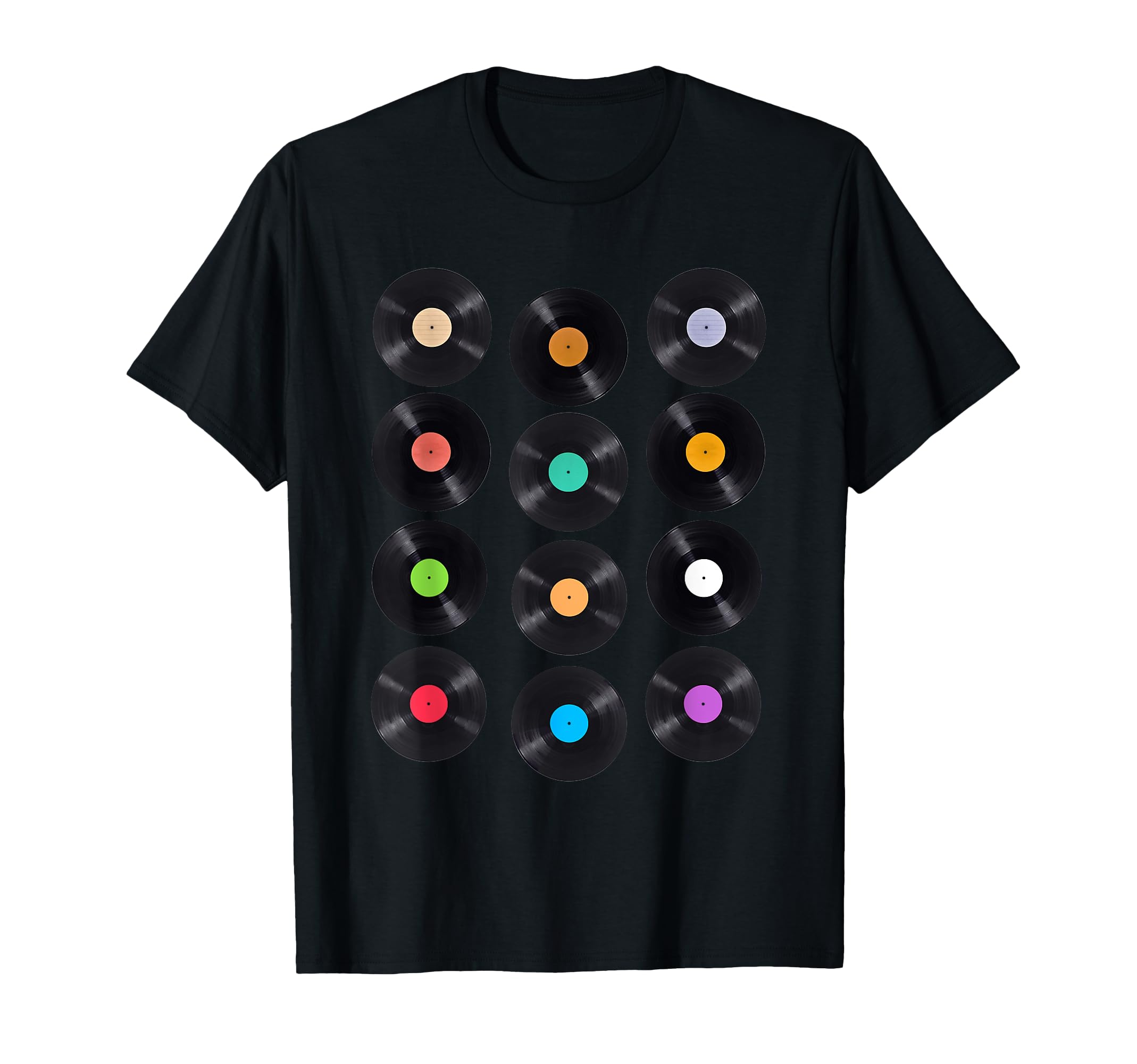 Vinyl Record Album Music Art T-Shirt - Unique Graphic Men Women - T-Shirt, Sweatshirt, Hoodie