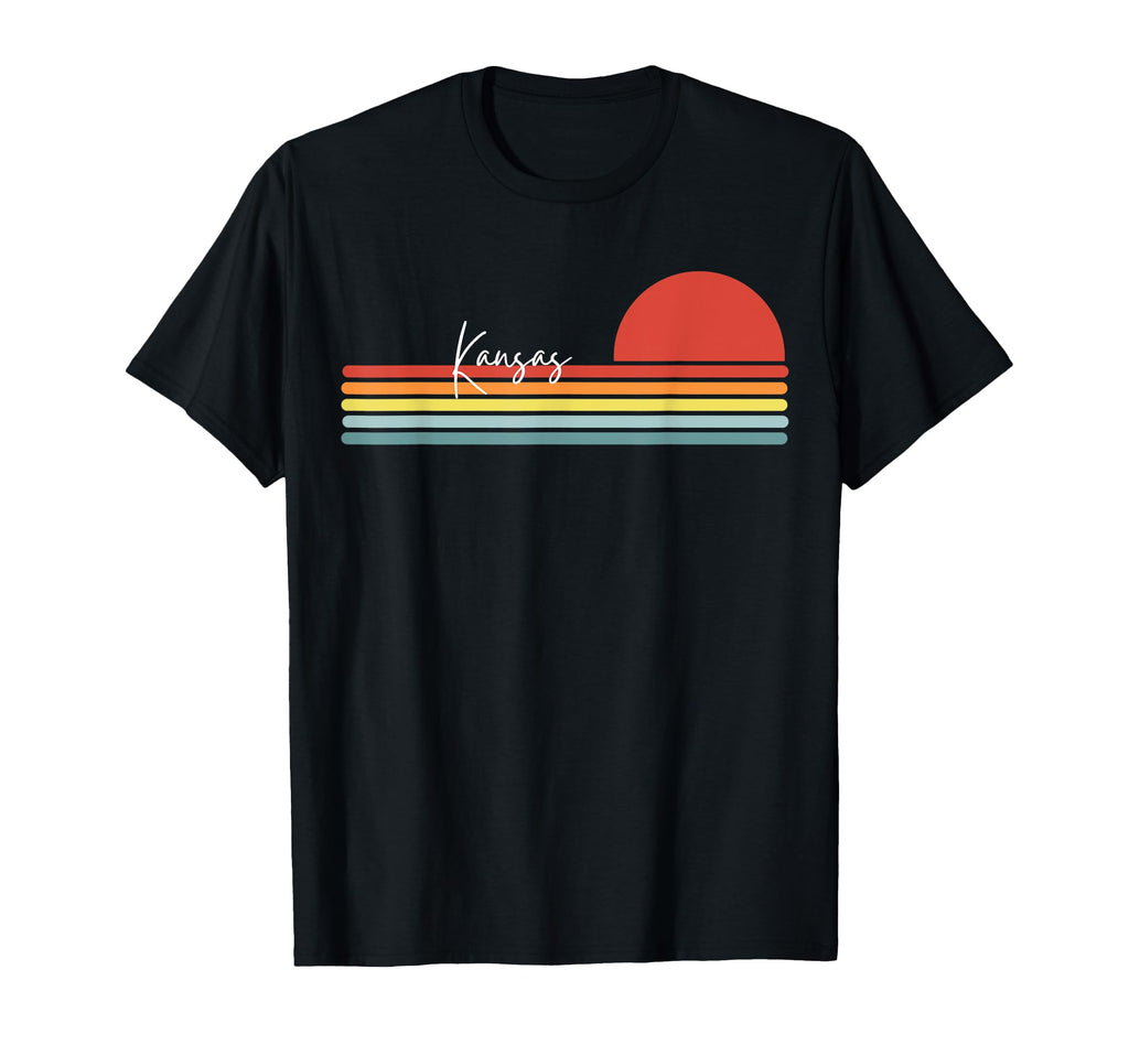 Kansas Sunset State Gift T-Shirt - Graphic Print for Adults - T-Shirt, Sweatshirt, Hoodie