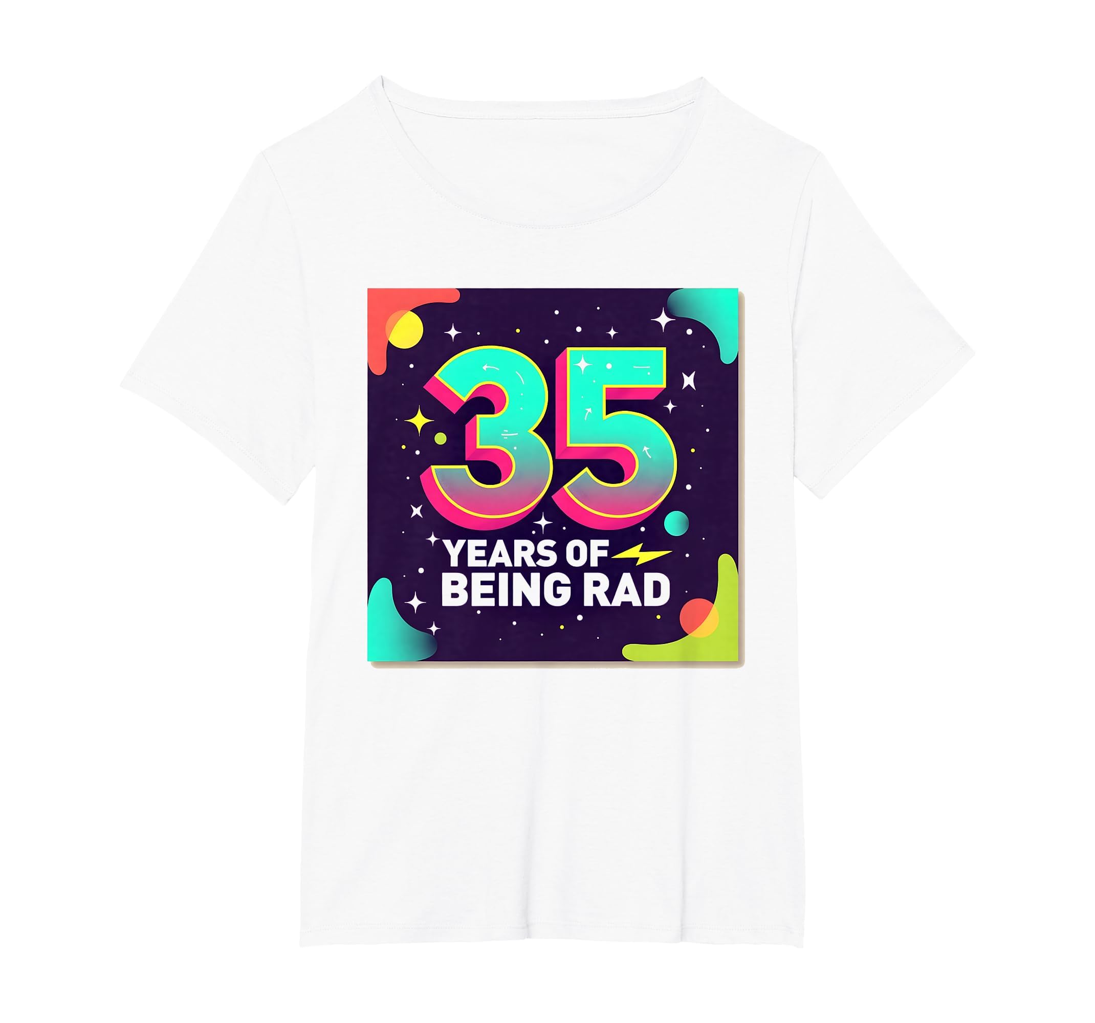 35Th Birthday Gift Rad 80S T-Shirt - Streetwear Style for Adults - T-Shirt, Sweatshirt, Hoodie