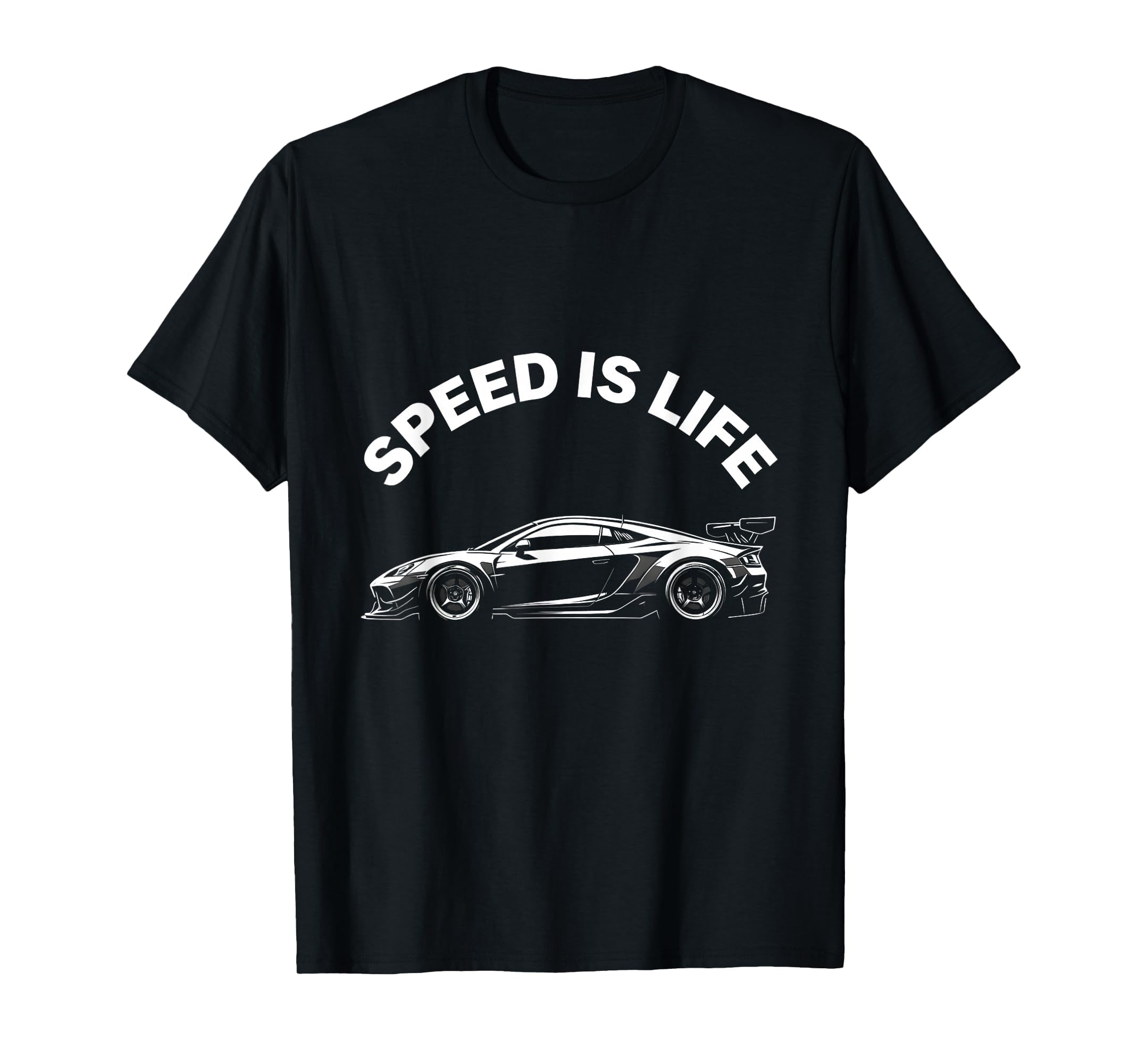 Speed Is Life Bold Car Enthusiast T-Shirt - Aesthetic Graphic Unisex - T-Shirt, Sweatshirt, Hoodie