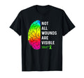 Not All Wounds Are Visible Mental T-Shirt - Custom Art Print for Adults - T-Shirt, Sweatshirt, Hoodie