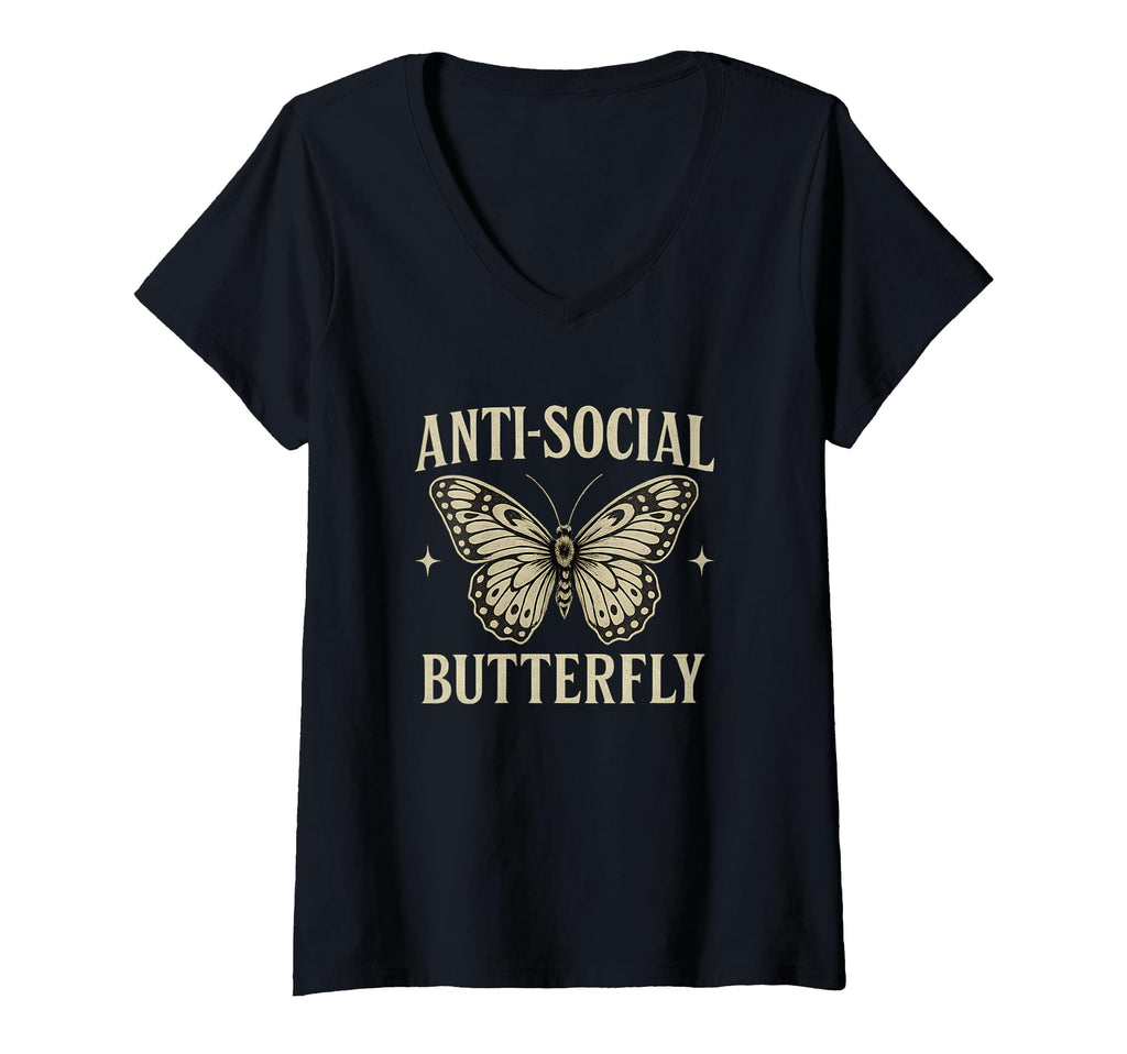 Womens Anti Social Funny Introvert T-Shirt - Streetwear Style Unisex - T-Shirt, Sweatshirt, Hoodie