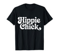 Hippie Chick Groovy Typography Boho T-Shirt - Novelty Apparel Men Women - T-Shirt, Sweatshirt, Hoodie