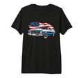 1969 Nova Ss Muscle Car Patriotic T-Shirt - Fun Novelty Design for Adults - T-Shirt, Sweatshirt, Hoodie