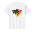 Tropical Beach Sunset Coco Palm Tree T-Shirt - Minimalist Print for Adults - T-Shirt, Sweatshirt, Hoodie