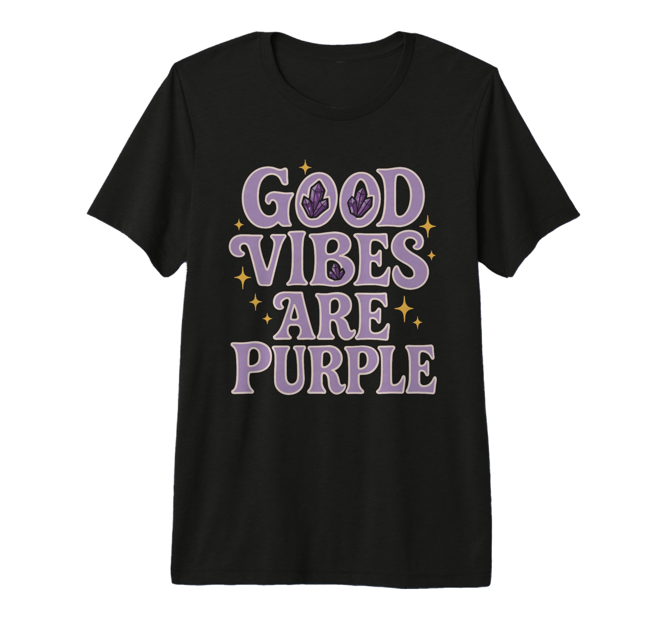Amethyst Addict Healing Crystal Energy T-Shirt - Novelty Apparel Unisex - T-Shirt, Sweatshirt, Hoodie