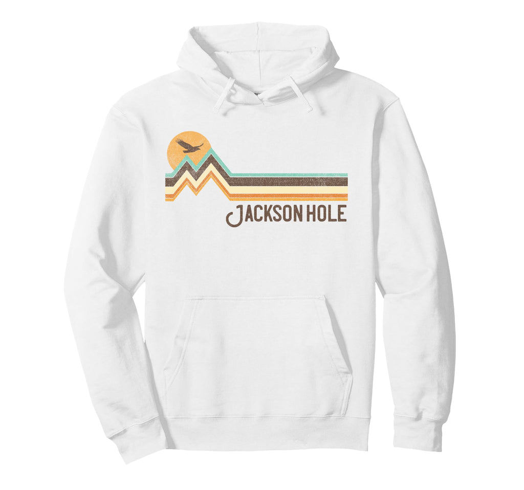 Jackson Hole 70S 80S Nature Hoodie - Casual Everyday Wear Unisex - T-Shirt, Sweatshirt, Hoodie