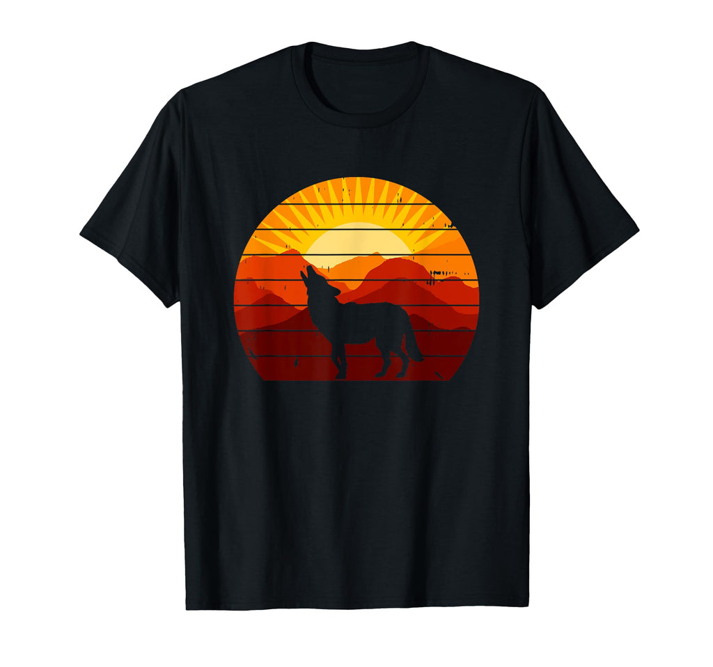 Coyote Animal Howling Southwest T-Shirt - Custom Art Print for Adults - T-Shirt, Sweatshirt, Hoodie