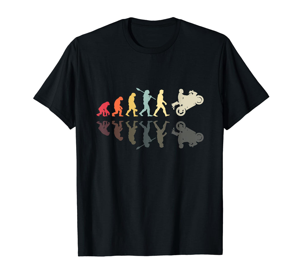 Motorcycle Evolution Superbike Biker T-Shirt - Graphic Print Unisex - T-Shirt, Sweatshirt, Hoodie
