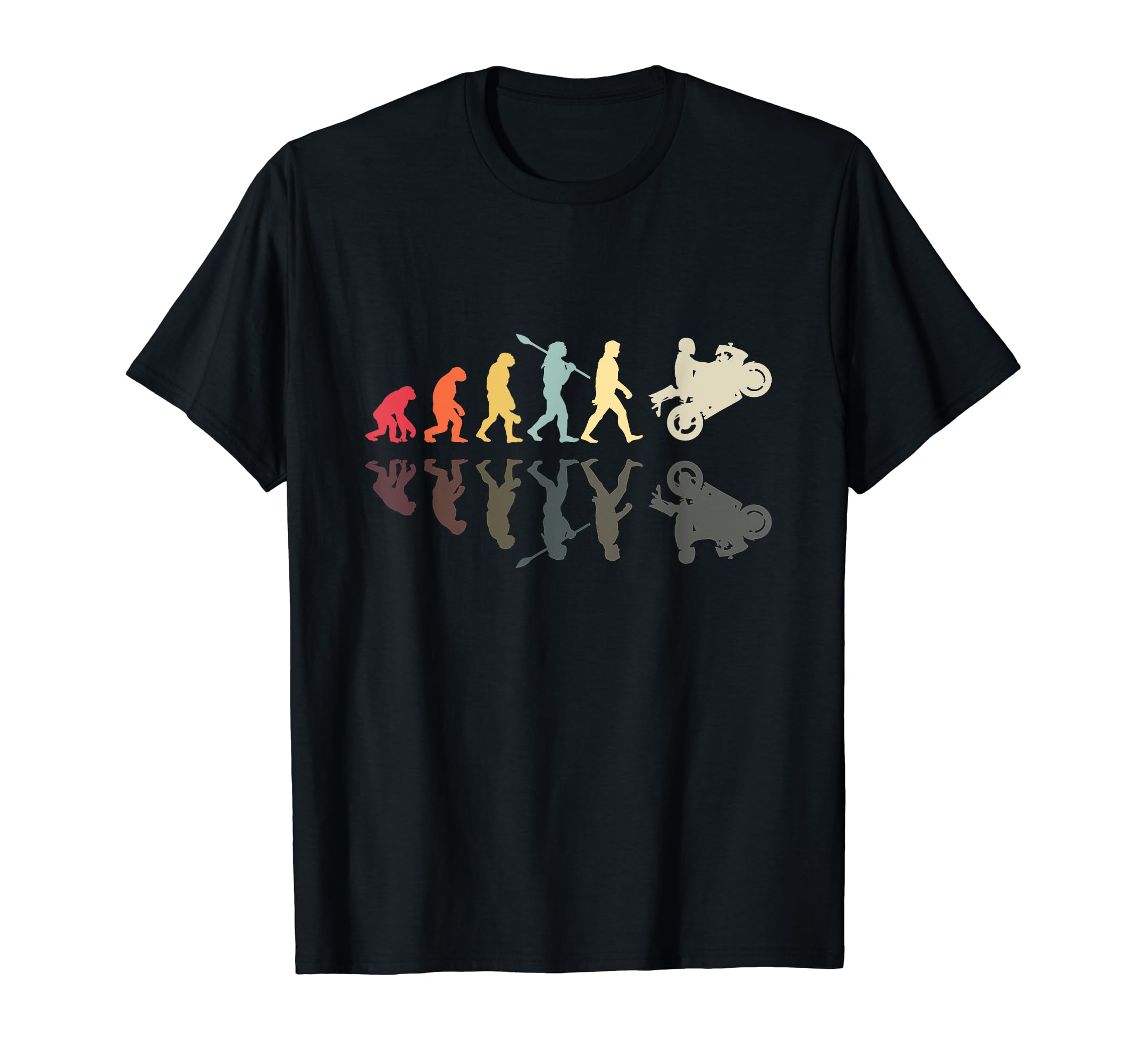 Motorcycle Evolution Superbike Biker T-Shirt - Graphic Print Unisex - T-Shirt, Sweatshirt, Hoodie