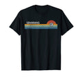 Surabaya Indonesia Sunset Rainbow Synth T-Shirt - Graphic Print Men Women - T-Shirt, Sweatshirt, Hoodie