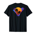 80S Synthwave Aesthetic Palm Tree T-Shirt - Unique Graphic Men Women - T-Shirt, Sweatshirt, Hoodie