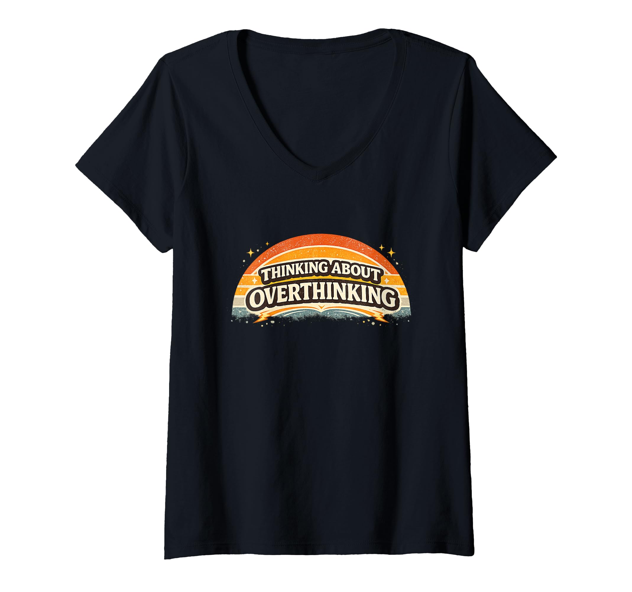 Womens Thinking About Overthinking T-Shirt - Aesthetic Graphic for Adults - T-Shirt, Sweatshirt, Hoodie