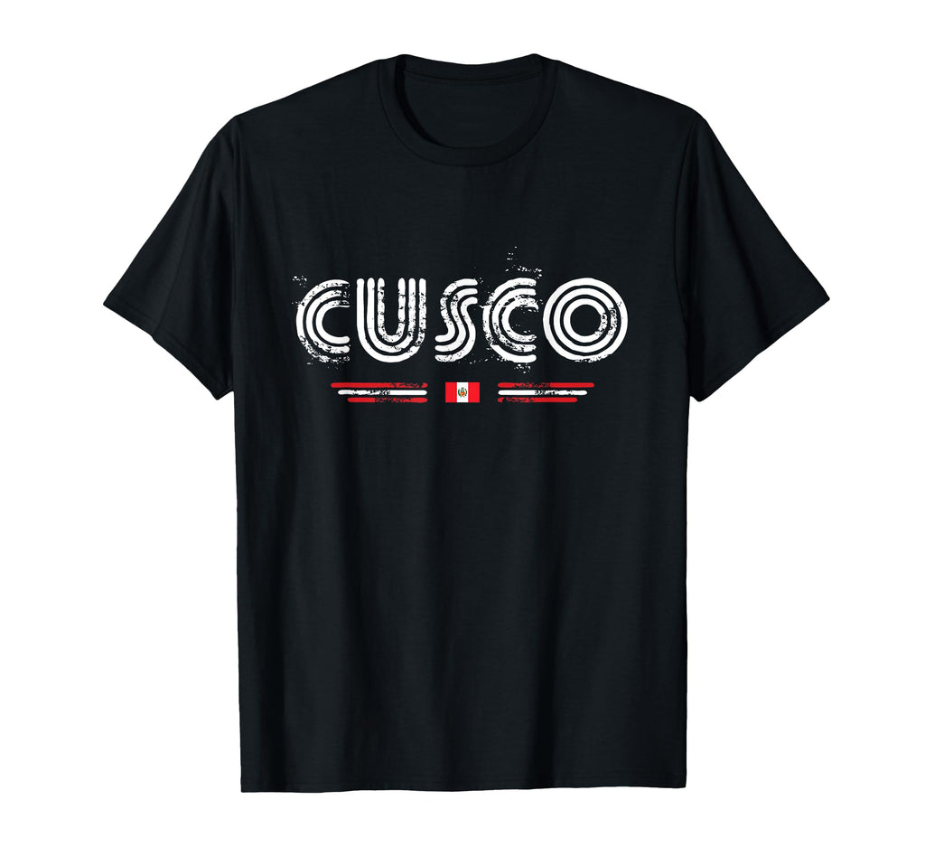 Cusco Peru 70S 80S Type T-Shirt - Unique Graphic Men Women - T-Shirt, Sweatshirt, Hoodie