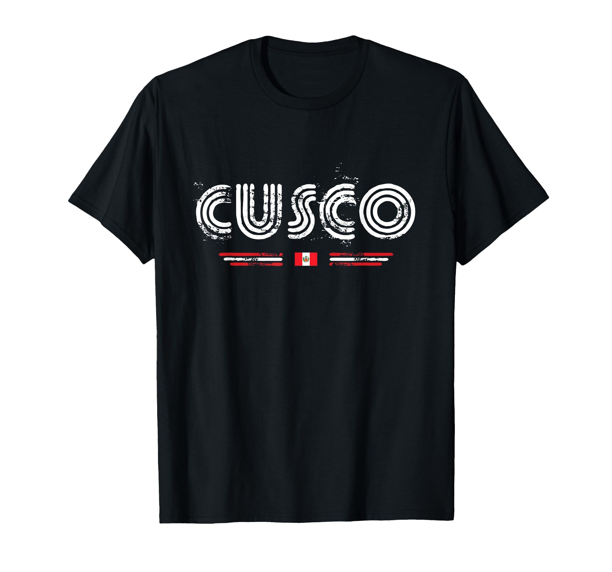 Cusco Peru 70S 80S Type T-Shirt - Unique Graphic Men Women - T-Shirt, Sweatshirt, Hoodie