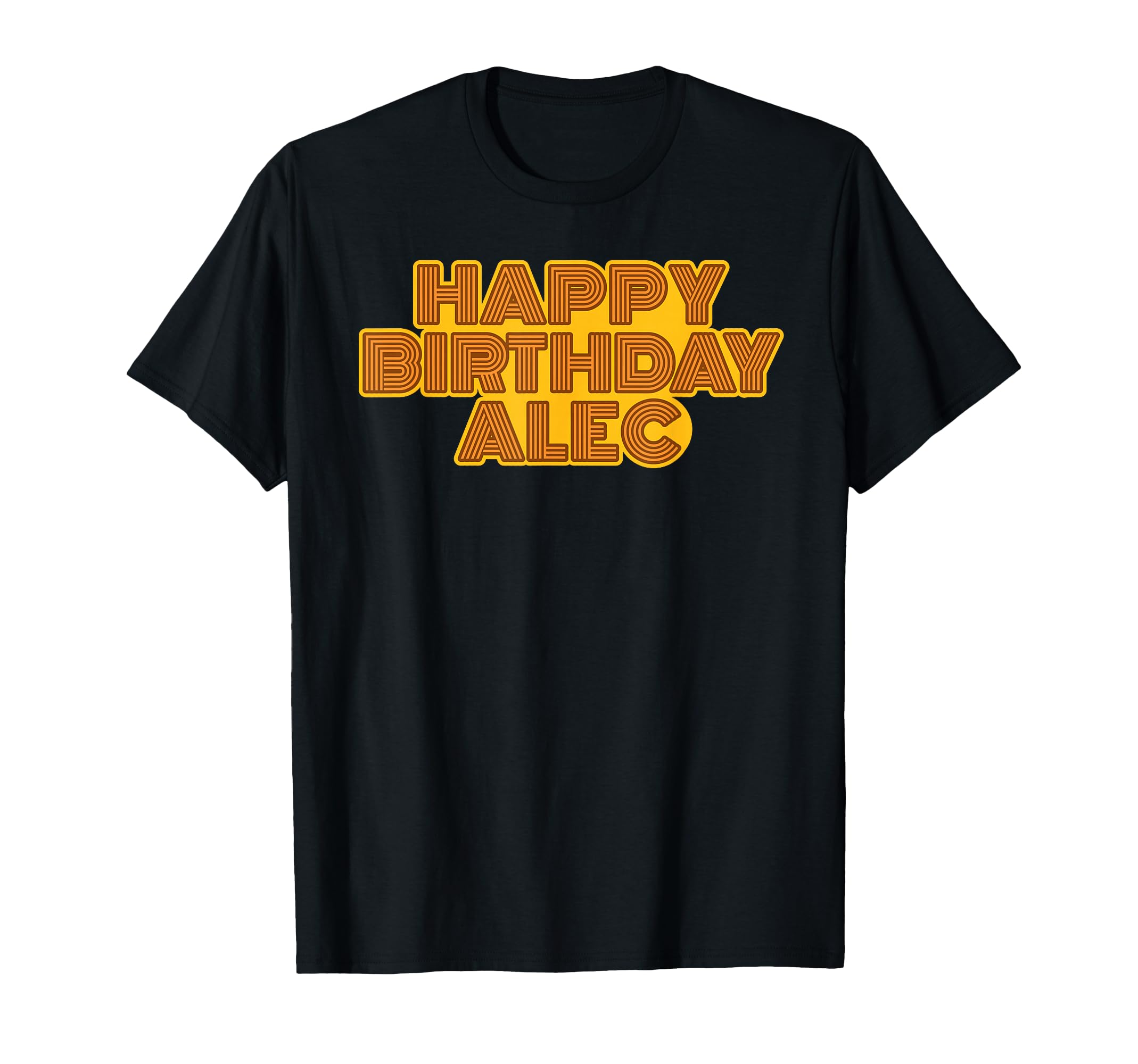 Happy Birthday Alec Personalized Name T-Shirt - Custom Art Print Unisex - T-Shirt, Sweatshirt, Hoodie