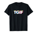 Fun Friday Tgif Pop Art Typography T-Shirt - Graphic Print Unisex - T-Shirt, Sweatshirt, Hoodie