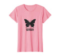 Antisocial Butterfly Minimalist Black T-Shirt - Custom Art Print Unisex - T-Shirt, Sweatshirt, Hoodie