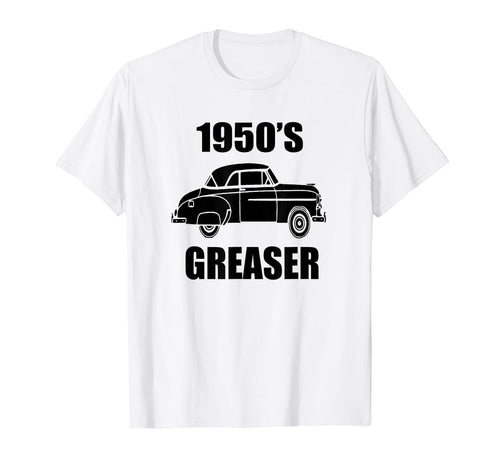 1950S Greaser Car Show 1950S Sock Hop T-Shirt - Custom Art Print Men Women - T-Shirt, Sweatshirt, Hoodie