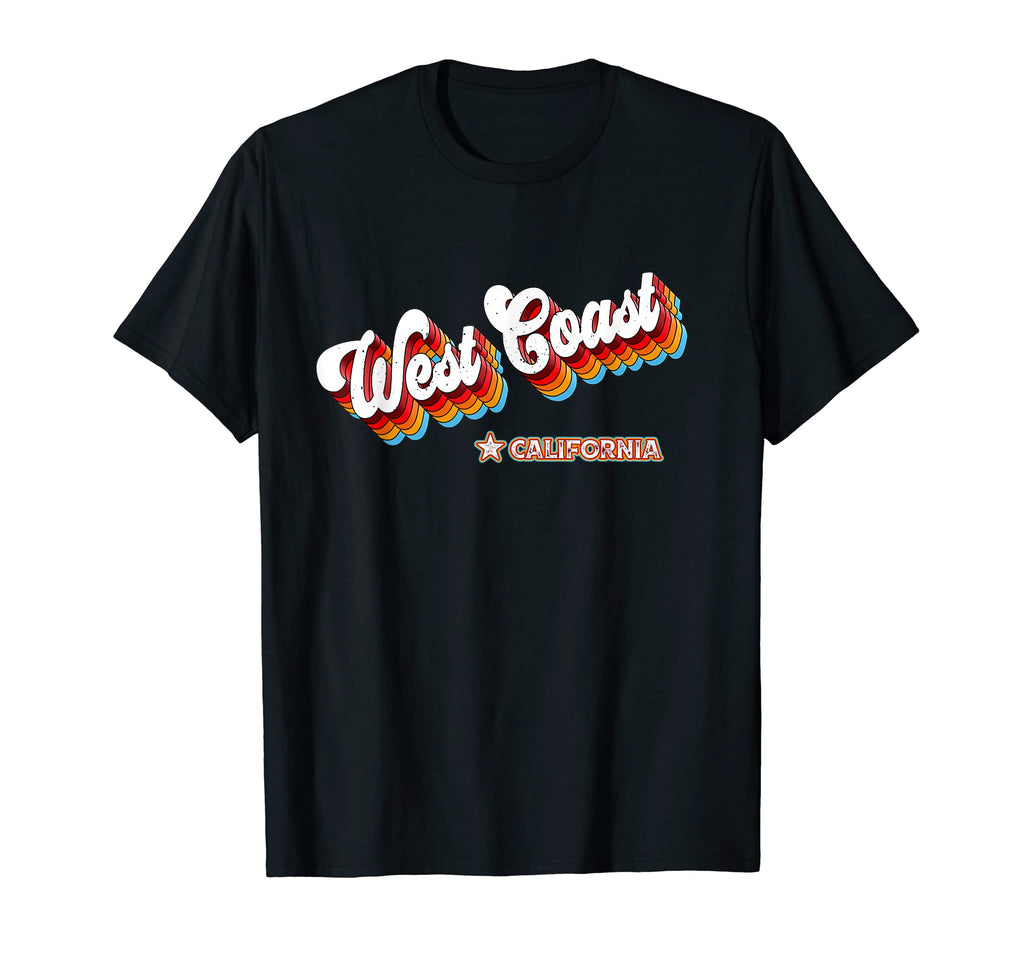 80S West Coast California Ca T-Shirt - Custom Art Print Men Women - T-Shirt, Sweatshirt, Hoodie