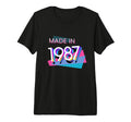 Made 1987 Y2K 80S 39Th Birthday Tri Blend T-Shirt - Novelty Apparel Unisex - T-Shirt, Sweatshirt, Hoodie