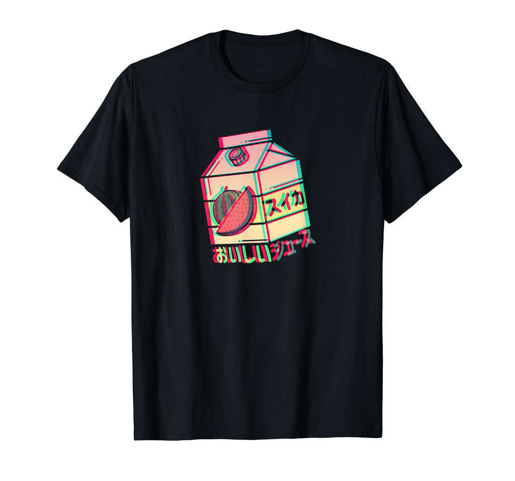 Watermelon Lemonade Juice Box Glitch T-Shirt - Fun Novelty Design Unisex - T-Shirt, Sweatshirt, Hoodie