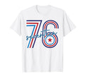 Seventeen 76 Patriotic 4Th July T-Shirt - Casual Everyday Wear Men Women - T-Shirt, Sweatshirt, Hoodie