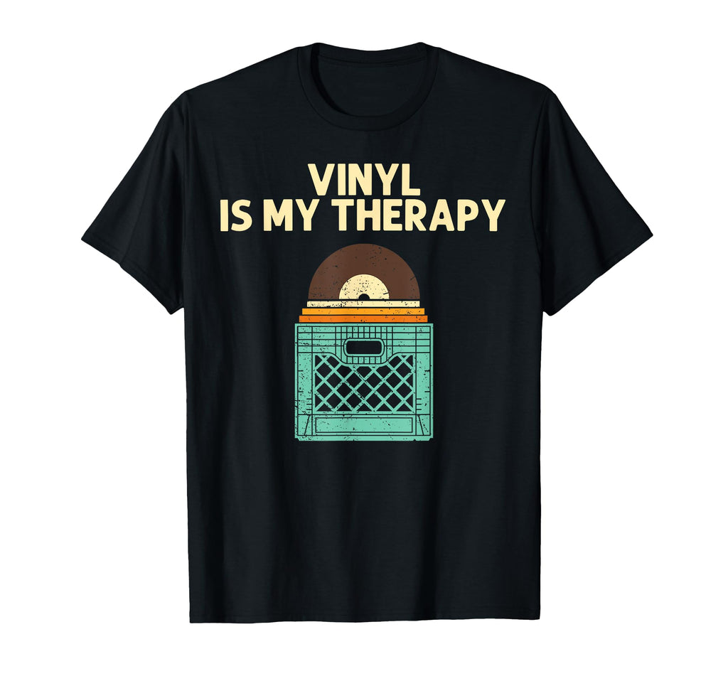 Vinyl Dj Vinyl Record Lovers Music T-Shirt - Custom Art Print for Adults - T-Shirt, Sweatshirt, Hoodie