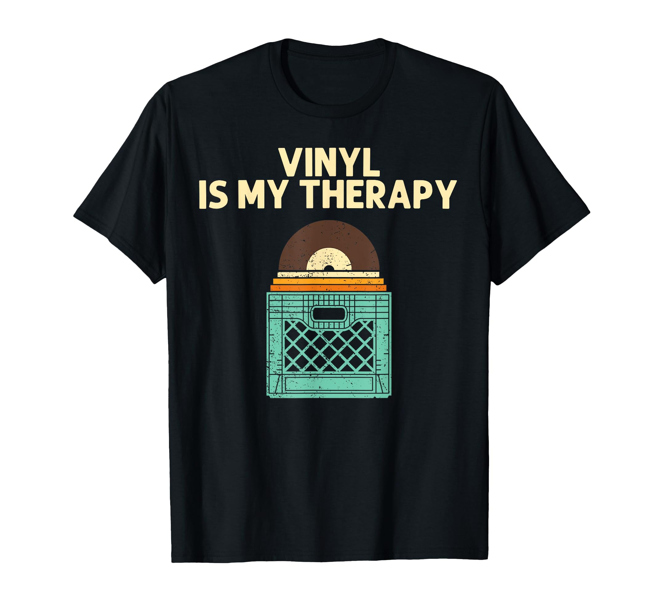 Vinyl Dj Vinyl Record Lovers Music T-Shirt - Custom Art Print for Adults - T-Shirt, Sweatshirt, Hoodie