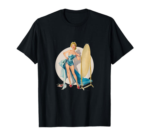1940S Pin Up Sexy American Art T-Shirt - Fun Novelty Design Men Women - T-Shirt, Sweatshirt, Hoodie