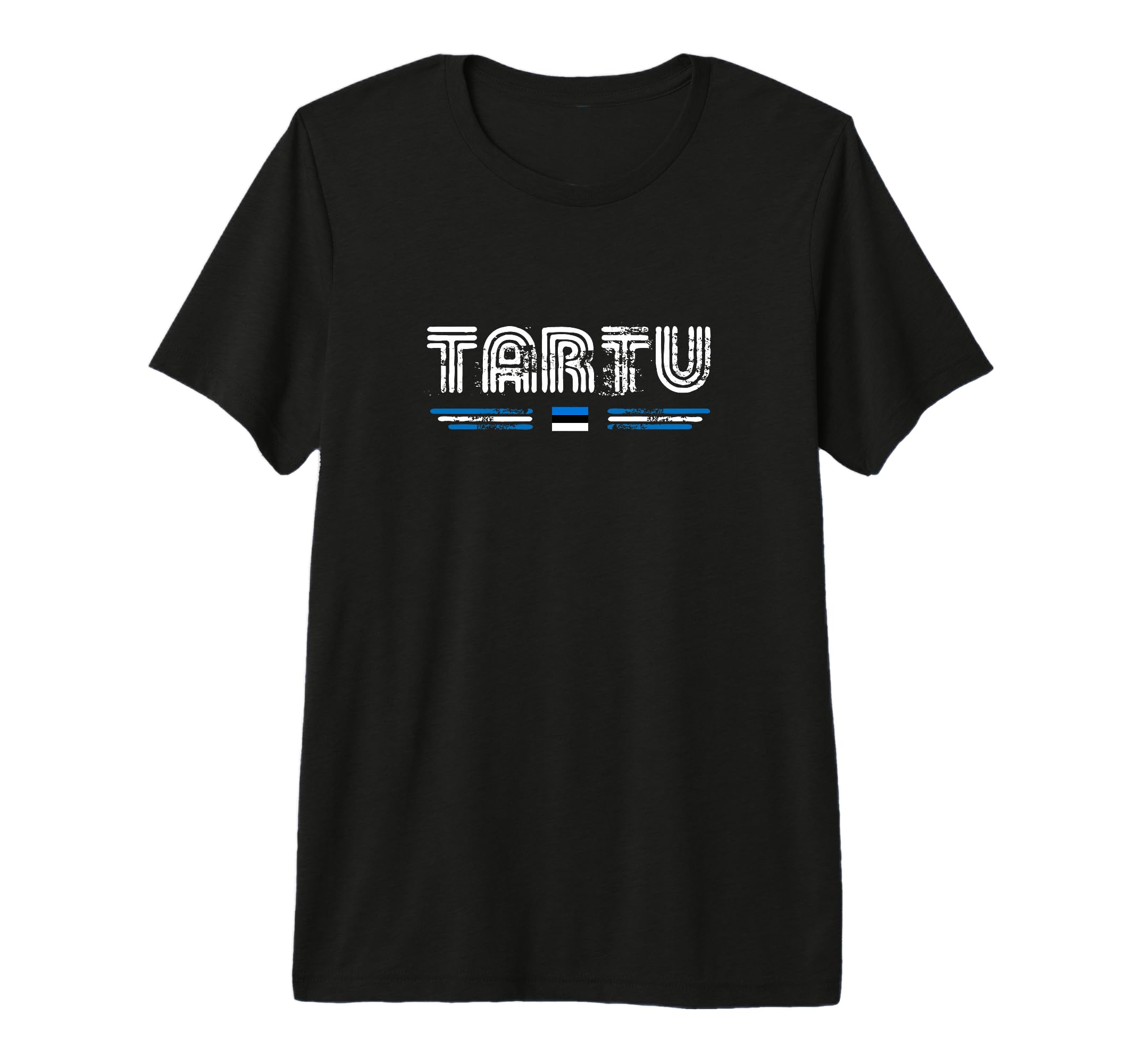 Tartu Estonia 70S 80S Type Tri T-Shirt - Casual Everyday Wear Men Women - T-Shirt, Sweatshirt, Hoodie